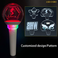Palos LED de Plástico Ecológicos con Logotipo Personalizado, Modelado 3D, Artículos para Fiestas, Tendencia 2026, Regalo de Navidad, RGBW