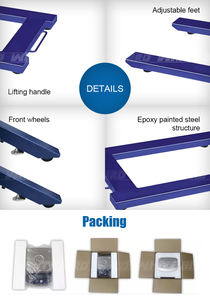 Indicador de plataforma de carretilla elevadora de pesaje industrial de 1,5 toneladas Aplicación electrónica 1500kg Palé 1,5 Báscula de pesaje - Product Image 4