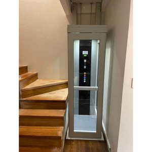 Veilige <span class=keywords><strong>3</strong></span> verdiepingen 400kg Schachtloze Tractie Platformlift Huislift - Product Image 6