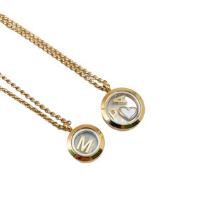 Collane <span class=keywords><strong>con</strong></span> Ciondolo Fai-da-Te Retrò Europeo-Americano, Colore Oro 18K, Scatola Trasparente, Catene Apribili, Principalmente in Rame - Product Image 6