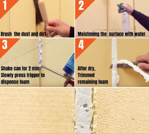 Schiuma Isolante Espandente ad Alta Densità, Ignifuga, in <span class=keywords><strong>Poliuretano</strong></span> PU Rigido per Isolamento Termico di Finestre - Product Image 5