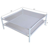 Filets de séchage carrés à empiler, nouveauté, filets de séchage pliables pour gazon, pull