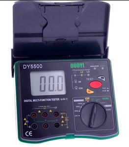 DY5500 4 en 1, Medidor Digital Multifunción de Resistencia a Tierra, Medidor de Secuencia de Fases y Multímetro - Product Image 1