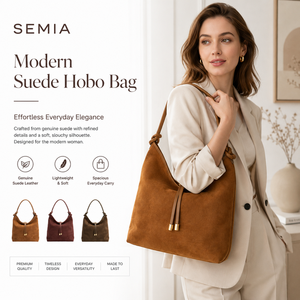 Borsa Tote in Pelle Semplice ed Elegante per Autunno Inverno, Grande Capacità, Tracolla in Camoscio, Chiusura Aperta, Portatile, OEM ODM - Product Image 1