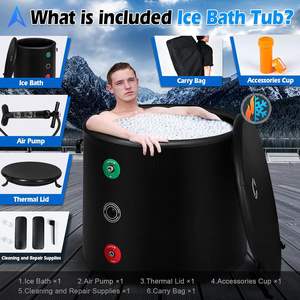 Banheira Inflável para Banho de Gelo para Adultos, Banheira de Imersão para Terapia Fria e Recuperação - Product Image 2