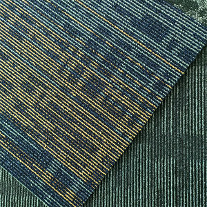 Alfombra comercial azulejo colorido 100% solución teñida precio barato alfombra para oficina alfombra suave baldosas 500*500Mm cuadrado moderno - Product Image 2