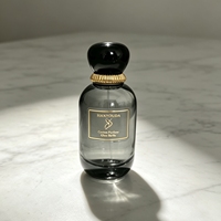 Flacon de parfum en verre de luxe de 100 ml, vide, rechargeable, avec emballage personnalisé, logo personnalisé, flacon de parfum de haute qualité