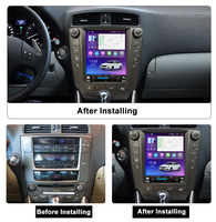 Autoradio à écran partagé avec système Android série TS pour Lexus IS IS250 IS300 IS350 2005-2011, lecteur DVD de voiture avec Bluetooth et GPS