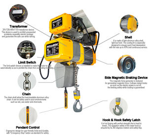 Maxloadc & H Polipasto de cadena eléctrico Carga 2 toneladas Polipasto de cadena de velocidad única Polipasto eléctrico motorizado de alta calidad 2000KG - Product Image 5