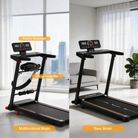 Caminadora Eléctrica Plegable Motorizada para Ejercicio en Casa con Pantalla LED