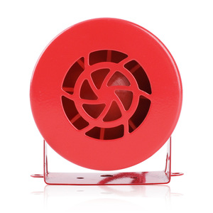 แตรลมรถยนต์ 12V สีแดง พร้อมเสียงเตือน สำหรับติดตั้งเพิ่มเติม วัสดุเหล็ก - Product Image 2