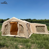 Carpa de Camping Resistente para Venta al por Mayor, Carpa Grande para Exteriores de Montaje Rápido con Cuatro Habitaciones, Refugio para Glamping, Proveedores de Campamentos