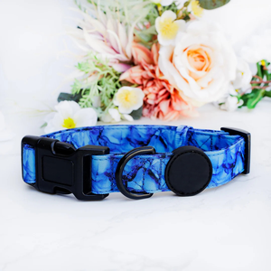 Collar de Perro de Nailon Poliéster Resistente Personalizado con Hebilla de Liberación Rápida y Anillo en D Soldado, Collar Ajustable Resistente para Mascotas para Uso Diario - Product Image 3