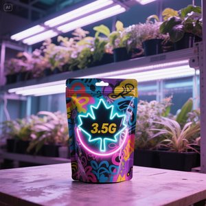 カスタム印刷マイラーバッグジップロックバッグ3.5g 7g 14g 28gスタンドアップポーチ