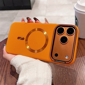 เคสโทรศัพท์แม่เหล็กพร้อมขาตั้งกล้องและที่ชาร์จไร้สายสำหรับ iPhone 17 Pro Max 17 Air 16 15 14 13 12  ฝาหลังแข็ง PC ป้องกันแรงกระแทก - Product Image 1