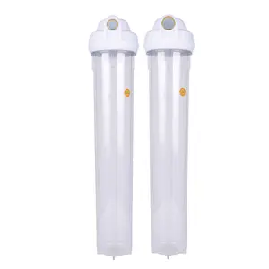 3 Stage 20inch Water purifier prefilter Transparent filter bottle or anti-explosion compression resistance water filter housing