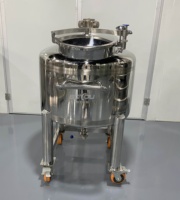 Cuve de mélange pneumatique en acier inoxydable de 50L à 5000L avec agitateur motorisé pour la fabrication de parfums, d'alcool et de produits alimentaires