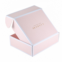 Boîte d'expédition cosmétique pliable Boîte d'expédition imprimée écologique personnalisée Boîtes d'emballage en carton ondulé rigide pour produits de beauté