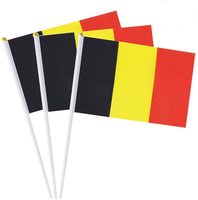 Drapeau bannière en polyester 100% imprimé recto verso, 3x5 pieds, nouveau stock en gros, Belgique, drapeaux belges
