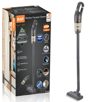 Aspiradora Inalámbrica RAF R.8749 de 50W, 6000Pa de Succión Potente, Recipiente para Polvo de 0.5L, Recargable por USB DC, con Cepillo para Pisos, para Uso en el Hogar y el Automóvil