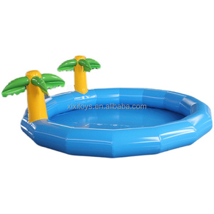 <span class=keywords><strong>Piscine</strong></span> gonflable <span class=keywords><strong>ronde</strong></span> scellée <span class=keywords><strong>pas</strong></span> chère, toboggan aquatique gonflable pour enfants, fête d'été - Product Image 1