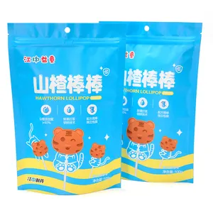 Zhongbao 중국 공장 사용자 정의 작은 간식 식품 플라스틱 포장 5.5 밀 스탠드 Doypack 가방 파우치