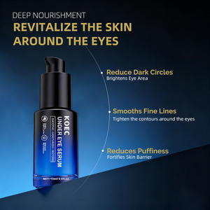 Suero para Ojos KOEC con Cafeína para Bolsas, Líneas Finas, Ojeras y Arrugas, Crema para Ojos Natural, Arrugas Masculinas OEM - Product Image 2