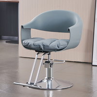 Chaise de barbier et de beauté en métal de luxe moderne pour salon, spa, hôpital et usage extérieur, mobilier de salon de coiffure de luxe