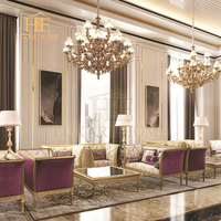 Fauteuil de salon de style royal européen pour villa, en bois sculpté à la main, chaise d'appoint de luxe avec rangement, pour appartement de 2 chambres