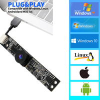 Module de caméra USB personnalisé 1080P PS5268, 2 mégapixels, WDR, mise au point fixe, mini caméra avec capteur CMOS 1/2.7'' pour terminal intelligent et sécurité
