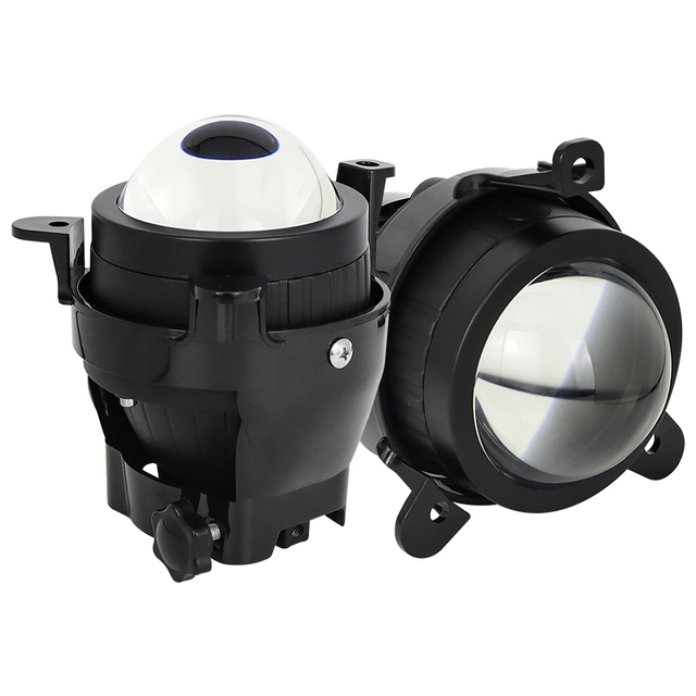 Tri-color Led Projector Lens Fog Light 24V Led Lamp Bi Car Headlight Lens 110W Led Projector Lens 3Inch Laser