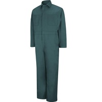 Combinaison de travail de sécurité en polyester respirant, antistatique, personnalisable, de couleur verte unie, de qualité supérieure pour hommes, Bangladesh
