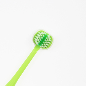 Brosse à dents manuelle moderne à trois têtes, couleur unie, tendance, très vendue, pour une meilleure hygiène buccale - Product Image 5
