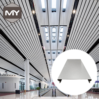 Panneau de plafond en aluminium blanc, dalle de plafond suspendu en métal commercial, ignifuge, insonorisé, pour extérieur, hôpital, hall d'entrée