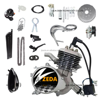 Kit moteur de vélo 2 temps à essence pour cadre de vélo tout-terrain LD80, moteur 2 temps 80cc à double bougie d'allumage, Bicimotor