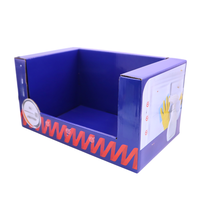 Direct Supply PDQ Recycleerbare Kartonnen Displaydoos met Sponsvoering en Matte Laminering voor Super Promotionele Snackstapel