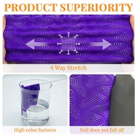 Échantillon gratuit de tissu extensible Mystique brillant de luxe, métallisé, effet brouillard, polyamide, élasthanne, pour maillots de bain, vêtements de plage, jupes de danse