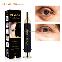 OTVENA Célèbre Peptide Crème Contour des Yeux Anti-Rides Instantanée Anti-Poches et Cernes, Raffermissante et Liftante pour un Regard Plus Jeune