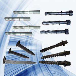 Q235 raylı parça parçaları demiryolu sabitleme sistemi demiryolu kravat vida ray başak satılık - Product Image 4