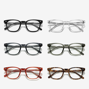 <span class=keywords><strong>Gafas</strong></span> Ópticas Geométricas Cuadradas Anti-Luz Azul TR90 de Alta Calidad, <span class=keywords><strong>Gafas</strong></span> Retro Clásicas a la Moda, Transparentes, con Logotipo Personalizado - Product Image 4