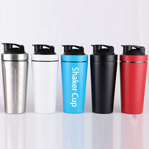 <span class=keywords><strong>Botella</strong></span> Mezcladora Aislada de Acero Inoxidable de 24 oz, Vaso Aislado para Bebidas Frías con Agitador Giratorio, <span class=keywords><strong>Botella</strong></span> sin Olor para Batidos de Proteínas - Product Image 1