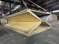 Maison conteneur pliable de type X, structure en acier portable, maison modulaire préfabriquée à vendre