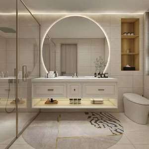 Mueble de Baño de Lujo Estilo Europeo, el Más Vendido, Mueble de Baño Suspendido con Doble Lavabo - Product Image 2