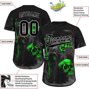 2025 Halloween Custom Name Number Jersey for Men <b>Gothic</b> Embroidery/Printing Womens Baseball Fan Uniform Baseball Clothing - Product Image 2