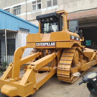 Bulldozer sur chenilles Caterpillar D8R Modèle 2023 Moteur Cat 3406 254 kW 37550 kg Capacité de bulldozing 9,2 m Ripper Composants hydrauliques