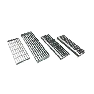 Hot Dip Galvanised Metal Serrated Drainage Covers Steel Grid Grating Steel Grates and I Bar Steel Grating Drainage Cover