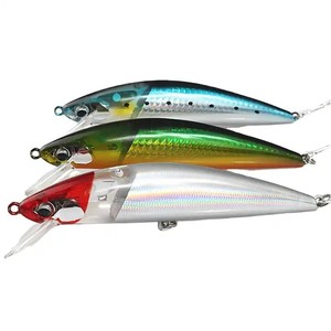 Nouveau OEM 120mm 38g naufrage vairon longue coulée appât dur lame <span class=keywords><strong>Flash</strong></span> Wobbler leurre de pêche thon leurre brochet manivelle - Product Image 5