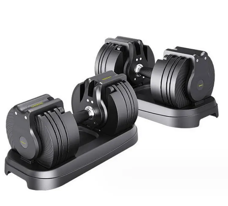 Fitness Apparatuur Slimme Verstelbare Dumbbells Automatische En Snel Verstelbare Gewicht Dumbbells Voor Mannen En Vrouwen