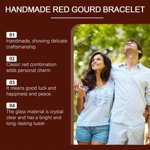 Handmade Red Gourd <b>Strings</b> Stylish Elegant Durable Niche Design Dating Red <b>Strings</b> - Product Image 6