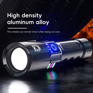 <span class=keywords><strong>Lampe</strong></span> torche <span class=keywords><strong>LED</strong></span> rechargeable haute puissance, longue portée, très <span class=keywords><strong>puissante</strong></span>, lanterne, <span class=keywords><strong>lampe</strong></span> de charge USB - Product Image 4